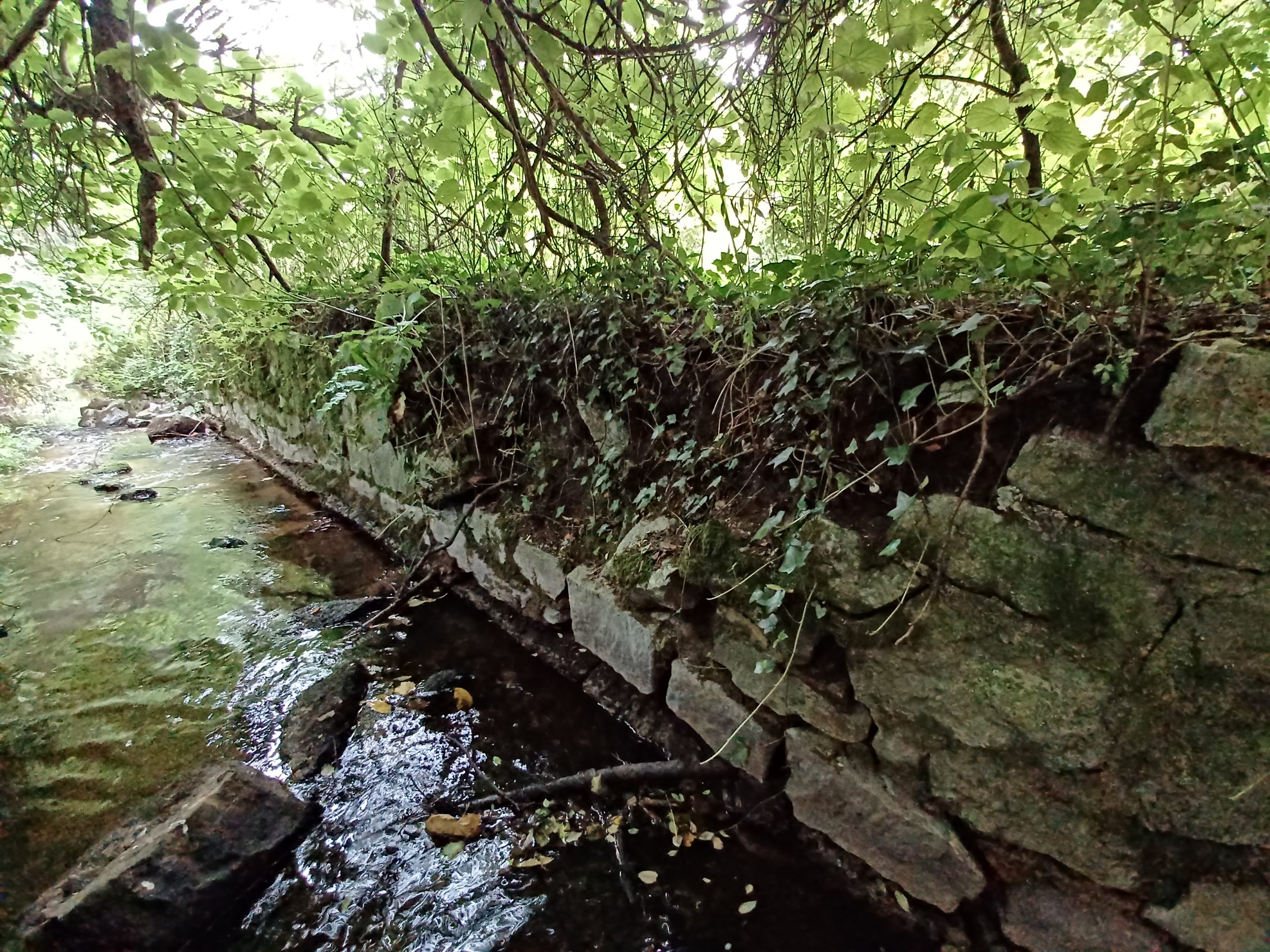 Wall at Pepperdon Lane